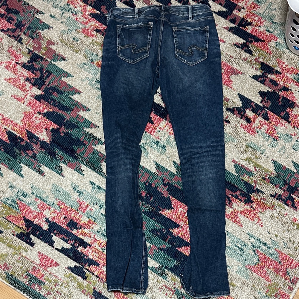Silver Jeans Suki Slim Boot in Dark Blue